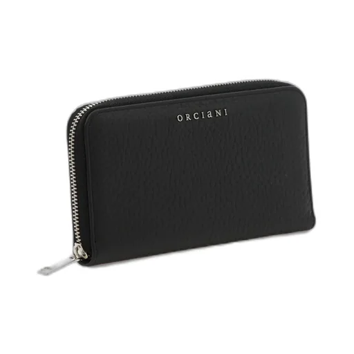 Logo Lettering Zip-Around Wallet