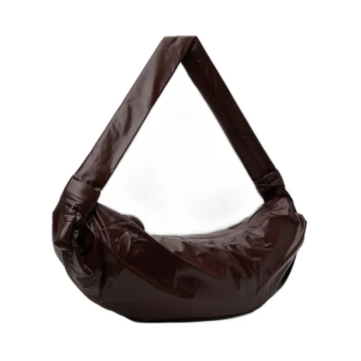 Croissant Leather Shoulder Bag