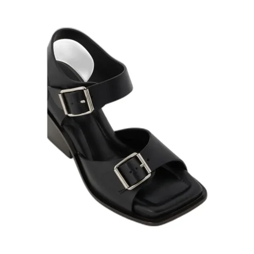 80Mm Leather Sandals
