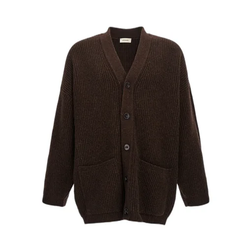 V-Neck Knitted Buttoned Cardigan
