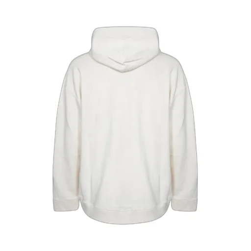 Anagram Leather Patch Hoodie In Cotton