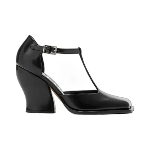 Onda T-Bar Chunky Heel Pumps