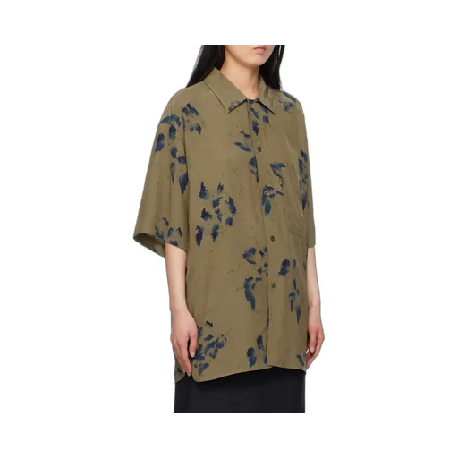 Floral Printed Short-Sleeved Shirt