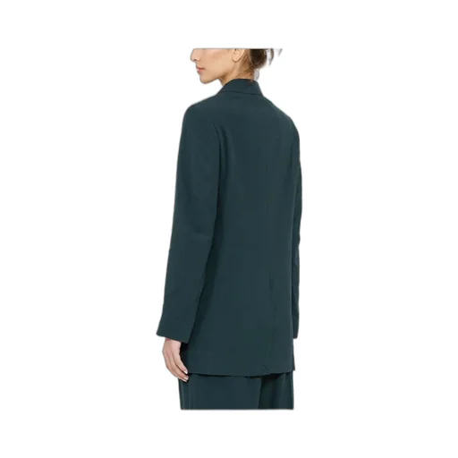 Double-Breasted Button Blazer