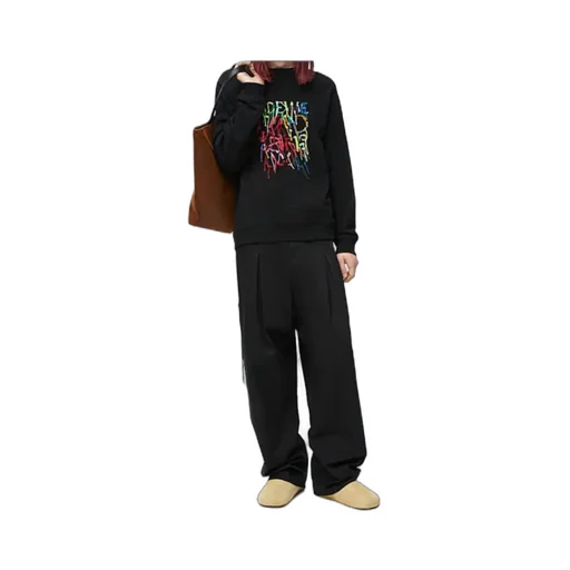 Logo Embroidered Crewneck Sweatshirt