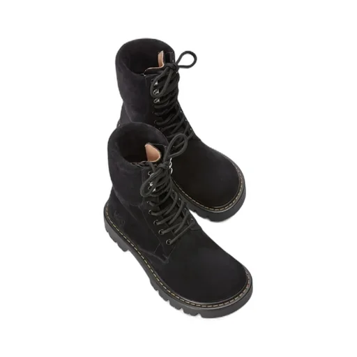 Sierra Combat Boot In Suede