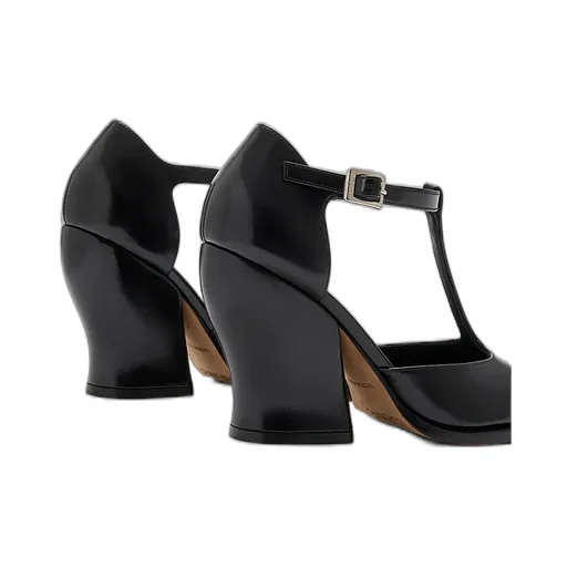 Onda T-Bar Chunky Heel Pumps