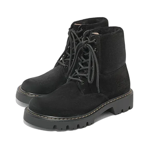 Sierra Combat Ankle Boot In Suede