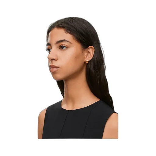 Anagram Pebble Stud Earrings