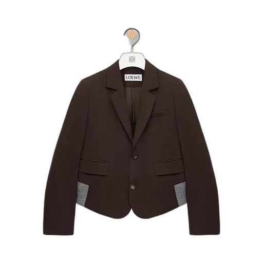 Single-Breasted Cropped Jacket
