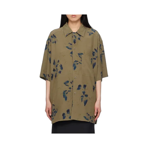Floral Printed Short-Sleeved Shirt