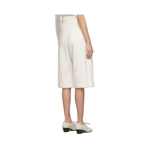 Belted Lightweight Capri Shorts