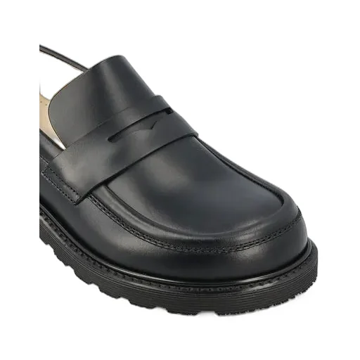 Round-Toe Slip-On Loafers