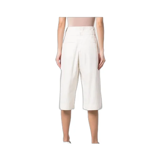 Belted Lightweight Capri Shorts