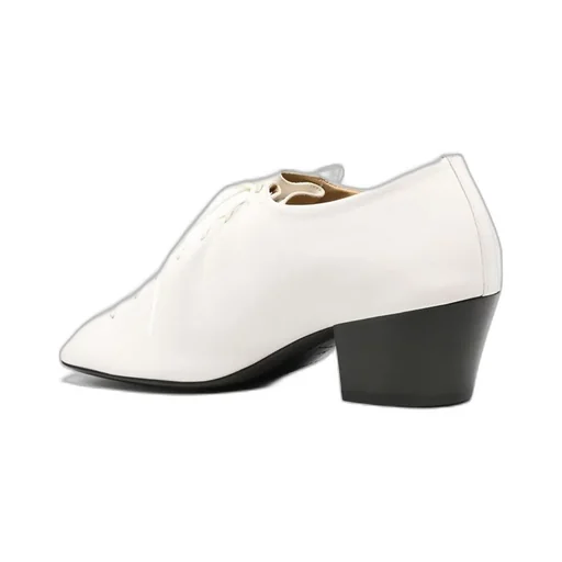 Lace-Up Tapered Heel Pumps