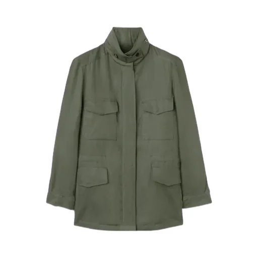 Zippered Long-Sleeved Casual Jacket