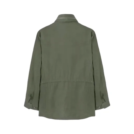 Zippered Long-Sleeved Casual Jacket