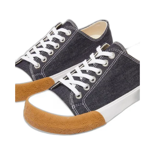 Bloc Sneaker In Denim