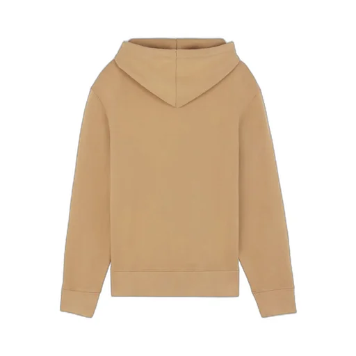 Bold Fox Head Patch Drawstring Hoodie