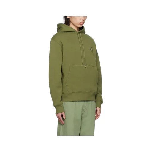 Bold Fox Head Patch Drawstring Hoodie