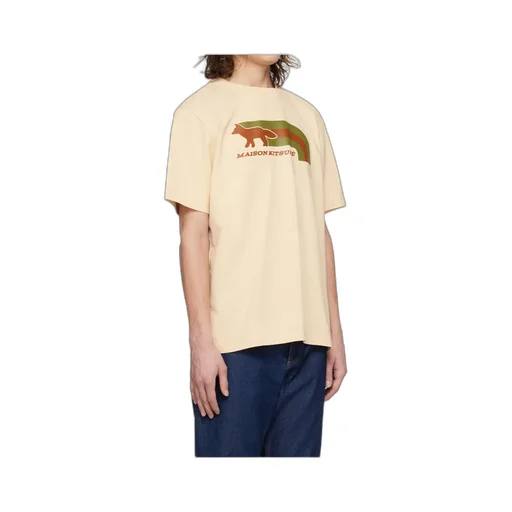 Round Collar Printed T-Shirt