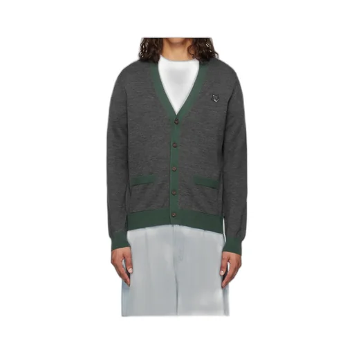 Bold Fox Head Patch Cardigan