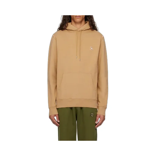 Bold Fox Head Patch Drawstring Hoodie