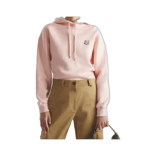 Fox Head Patch Drawstring Hoodie