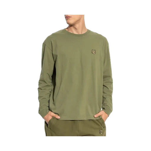 Fox Head Appliqué Sweatshirt