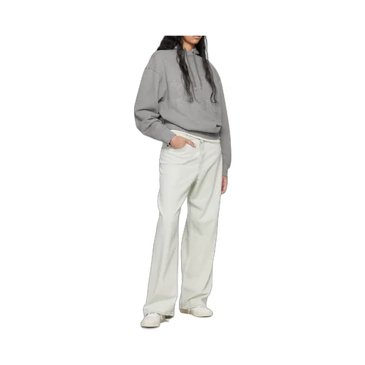 Logo Patch Drawstring Hoodie