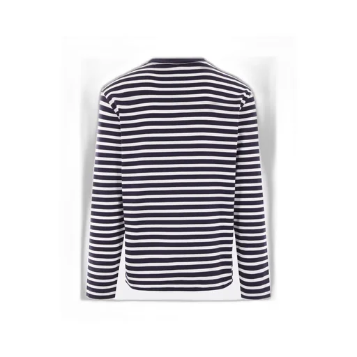 Bold Fox Head Patch Striped T-Shirt
