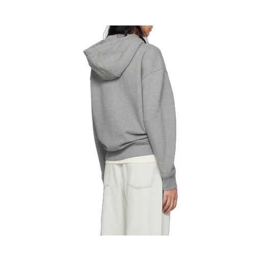 Logo Patch Drawstring Hoodie
