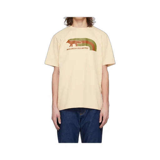 Round Collar Printed T-Shirt