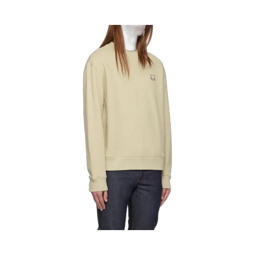 Bold Fox Head Patch Crewneck Sweatshirt