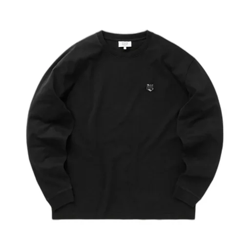 Bold Fox Head Patch Long-Sleeved T-Shirt