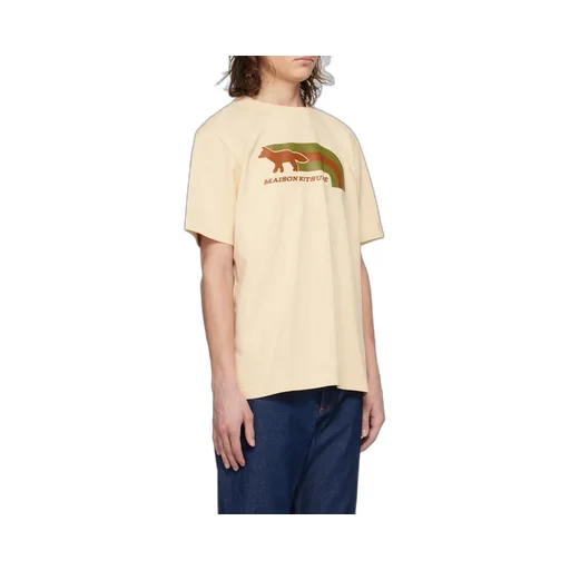 Round Collar Printed T-Shirt