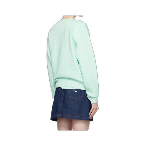 Bold Fox Head Patch Crewneck Sweatshirt
