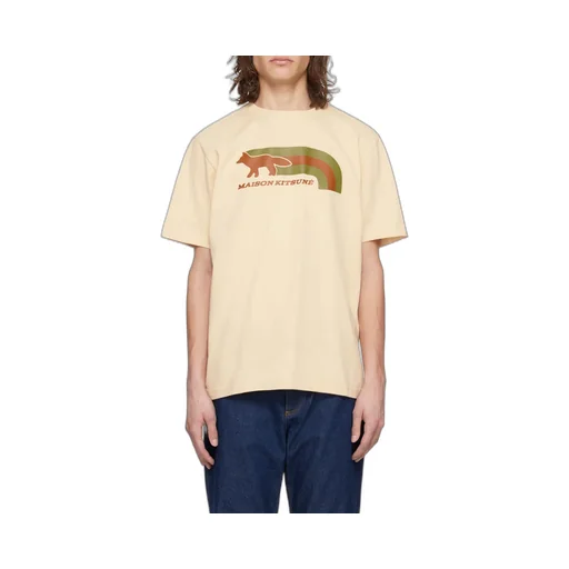 Round Collar Printed T-Shirt