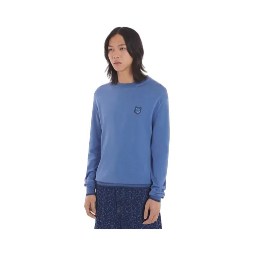 Fox Head Patch Fine-Knit Jumper