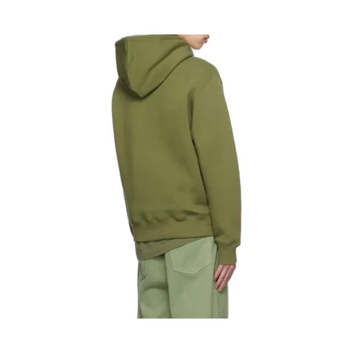 Bold Fox Head Patch Drawstring Hoodie