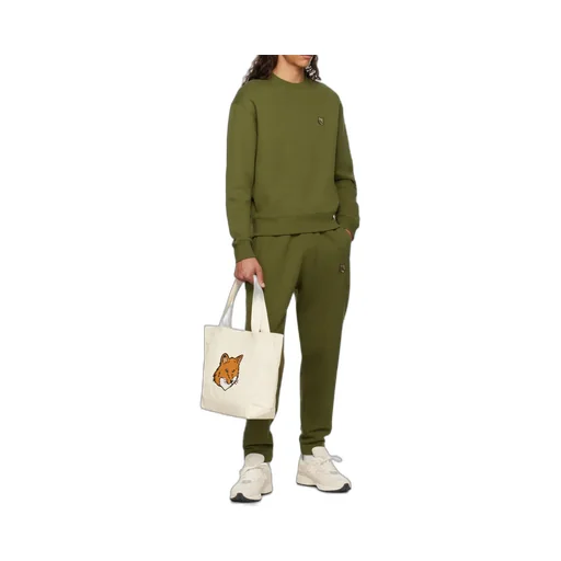 Fox Head Patch Crewneck Sweatshirt