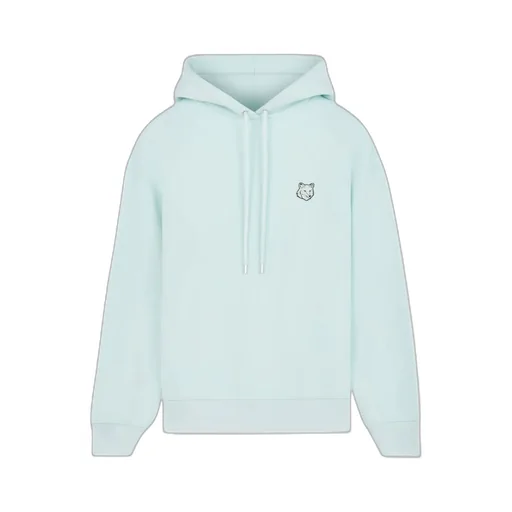 Bold Fox Head Patch Drawstring Hoodie