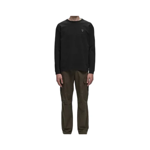 Bold Fox Head Patch Long-Sleeved T-Shirt