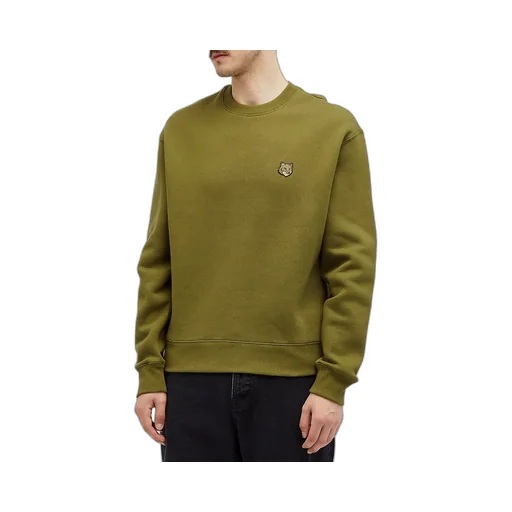 Fox Head Patch Crewneck Sweatshirt