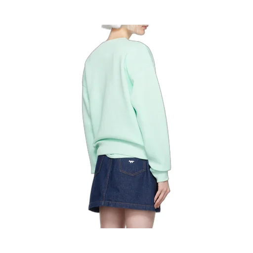 Bold Fox Head Patch Crewneck Sweatshirt