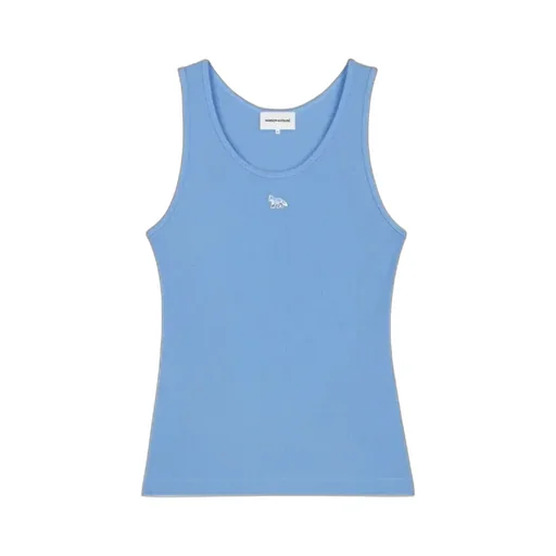 Logo-Embroidered Cotton Tank Top