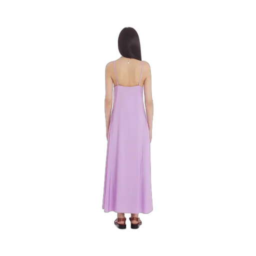 Sleeveless V-Neck Flared Dress