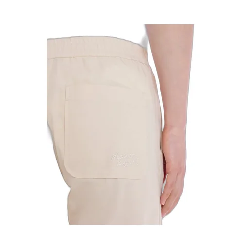 Logo Embroidered Straight-Leg Trousers