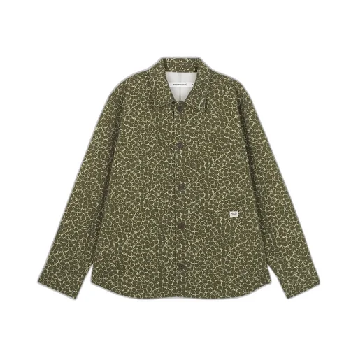 Allover Floral Printed Overshirt