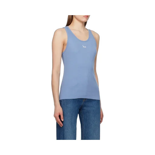 Logo-Embroidered Cotton Tank Top